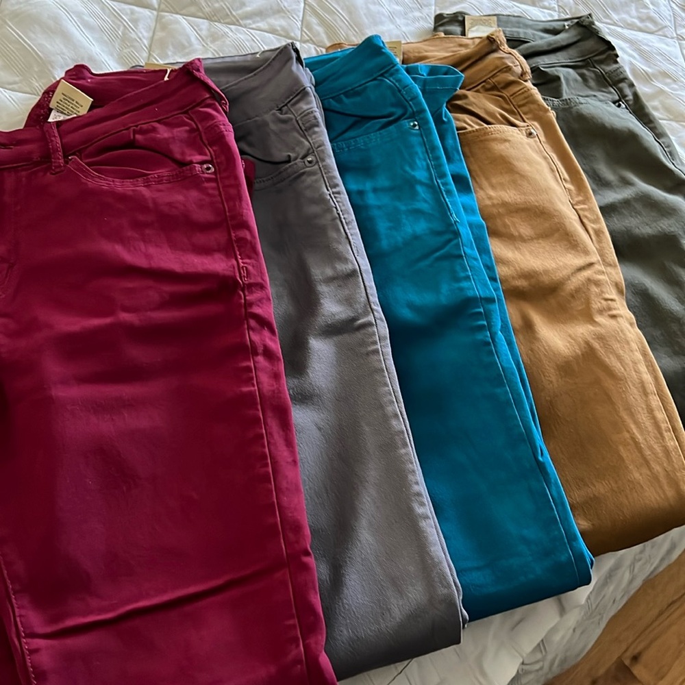 Closet cleaning.  Must get rid of skinny jeans, jeans, jeans.